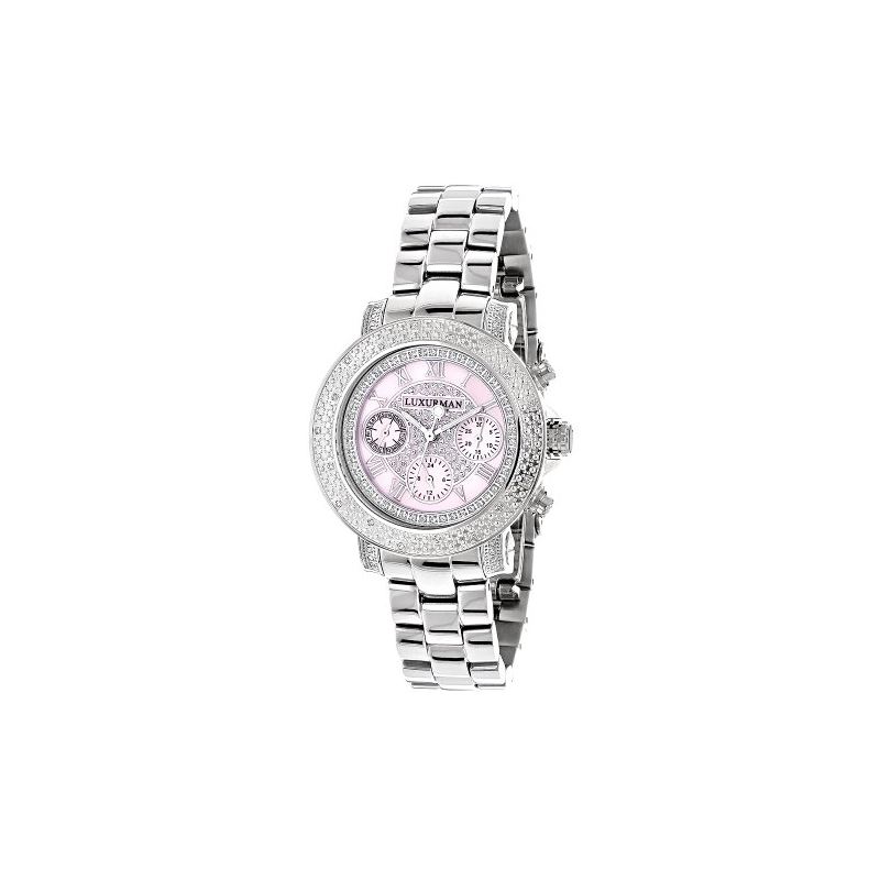 Luxurman Ladies Real Diamond Watch 0.3ct 90221 1