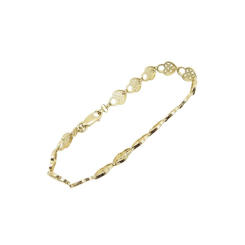Women 10k Yellow Gold link vintage style 83049 1