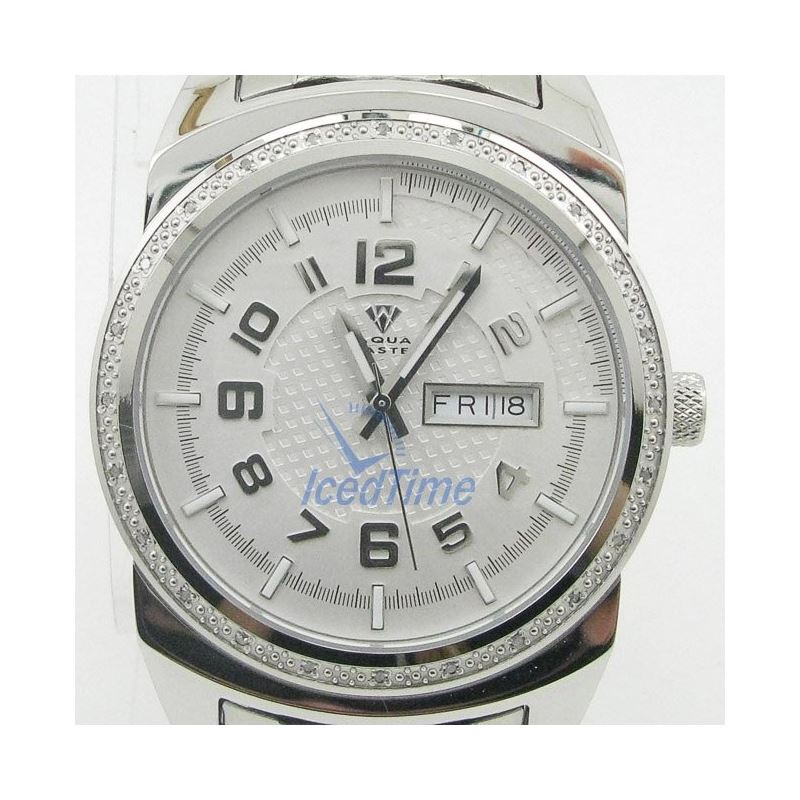 Mens Aqua Master Iced Out Diamond Watch  50580 1