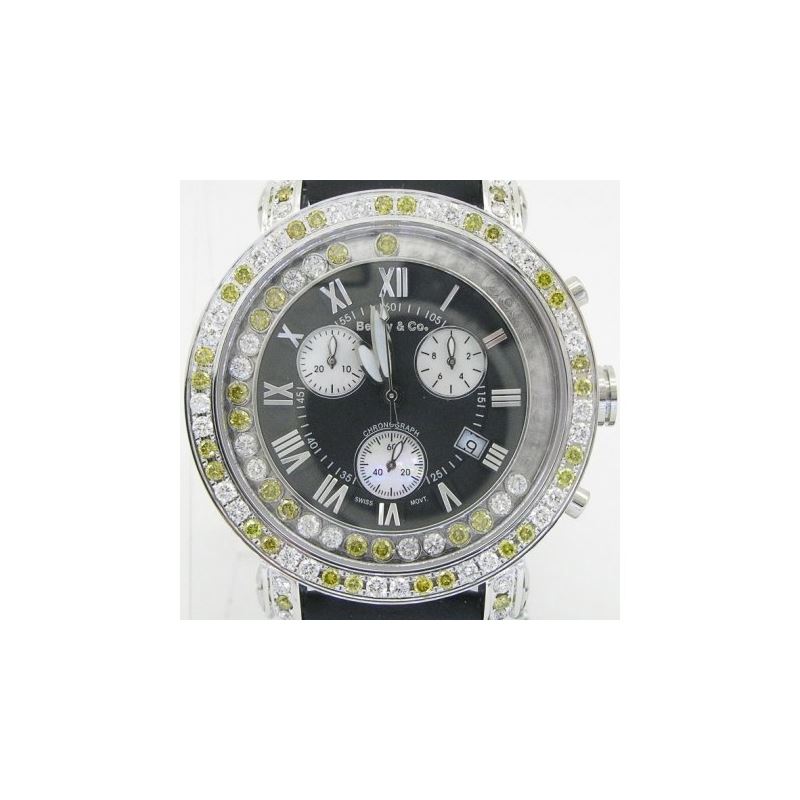 Yellow And White Benny Co Diamond Watch  89460 1
