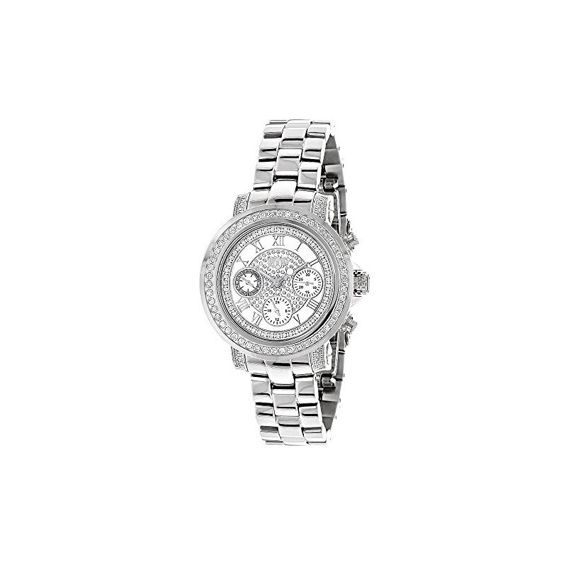 Mens and Ladies Real Diamond Watches 2ct 90799 1
