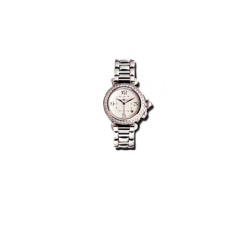 Cartier Pasha 18kt White Gold Diamond La 55224 1