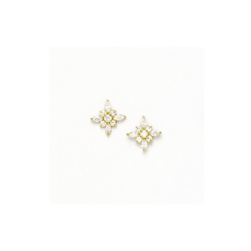 14K Yellow Gold star oval drop shap with 70543 1
