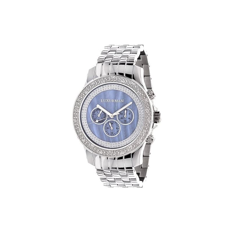 Luxurman Watches Mens Diamond Watch 0.25 90540 1