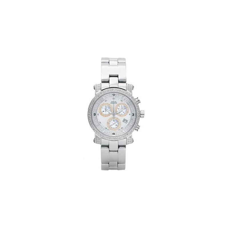 Unisex Power Two-Row Diamond Watch With Diamond Di