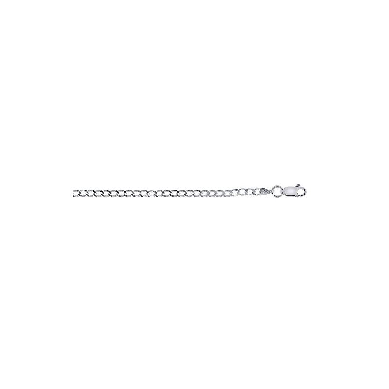 Silver with Non-Rhodium Finish 2.7mm wid 79827 1