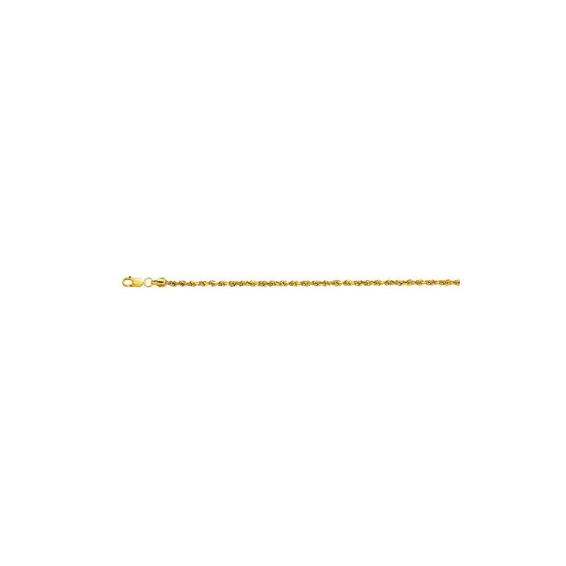 10K Yellow Gold 2.5mm wide Diamond Cut H 60177 1