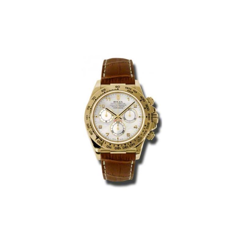 Rolex Watches  Daytona Yellow Gold  Leat 54182 1