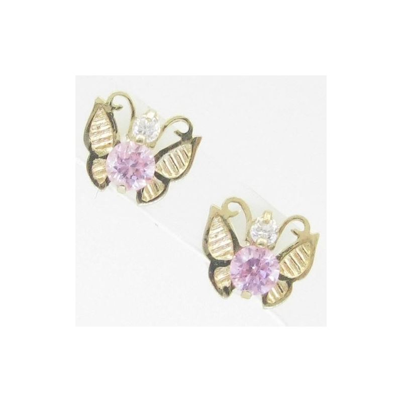 14K Gold Earrings heart star flower dolp 63923 1