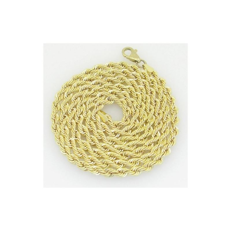 10K Yellow Gold rope chain GC3 61591 1