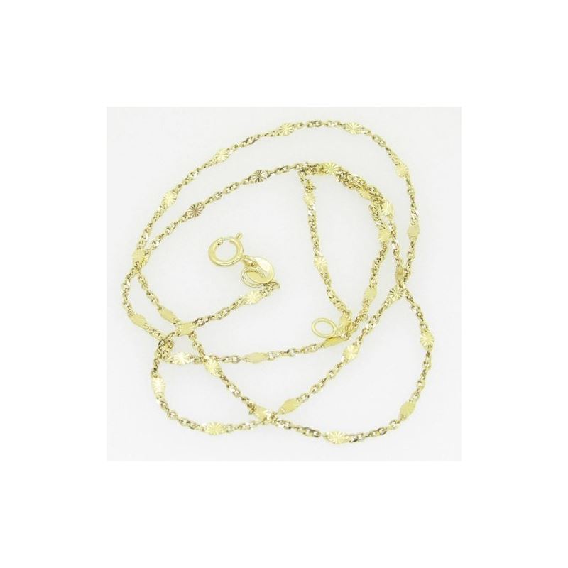 10K Yellow Gold fancy chain GC24 60846 1