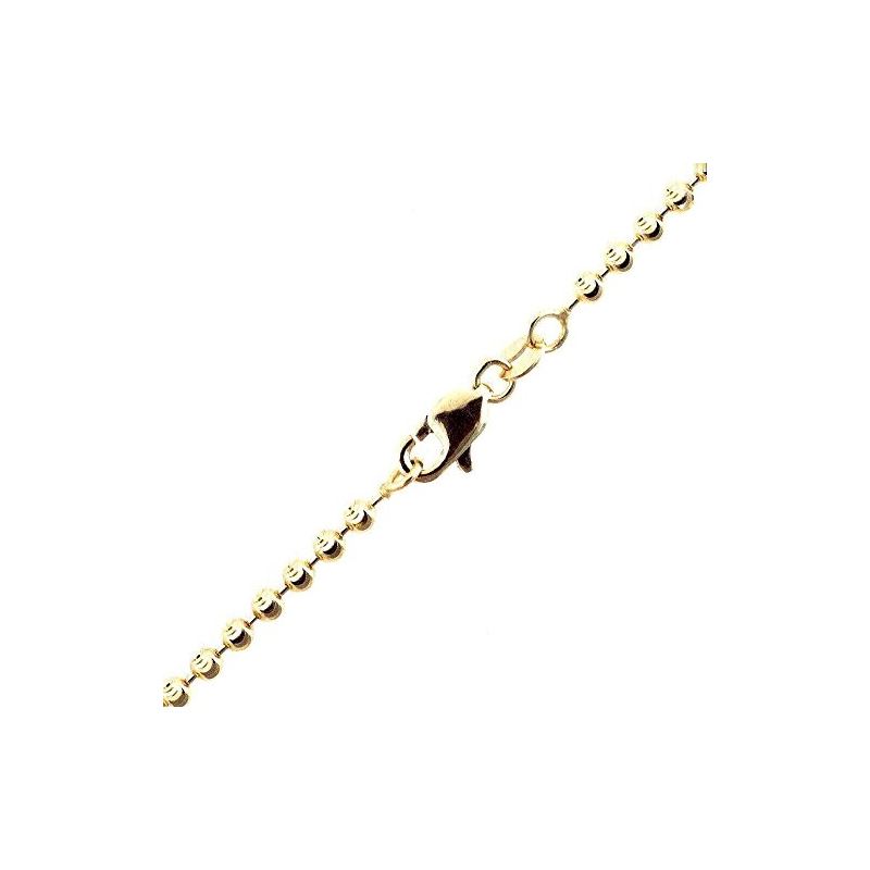 14K YELLOW Gold SOLID MOON CUT Chain - 2 70391 1