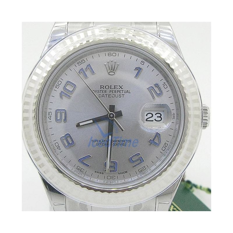 Rolex Datejust II Grey Dial White Gold B 53837 1