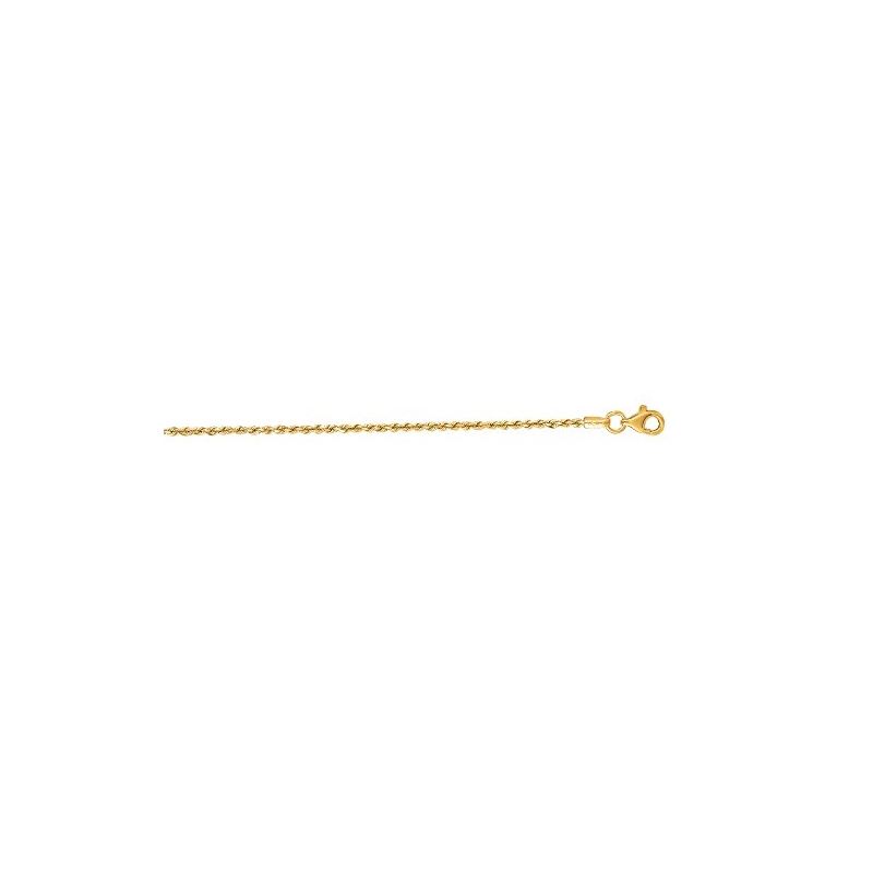 14K SOLID Yellow Gold ROPE Chain Necklac 64634 1