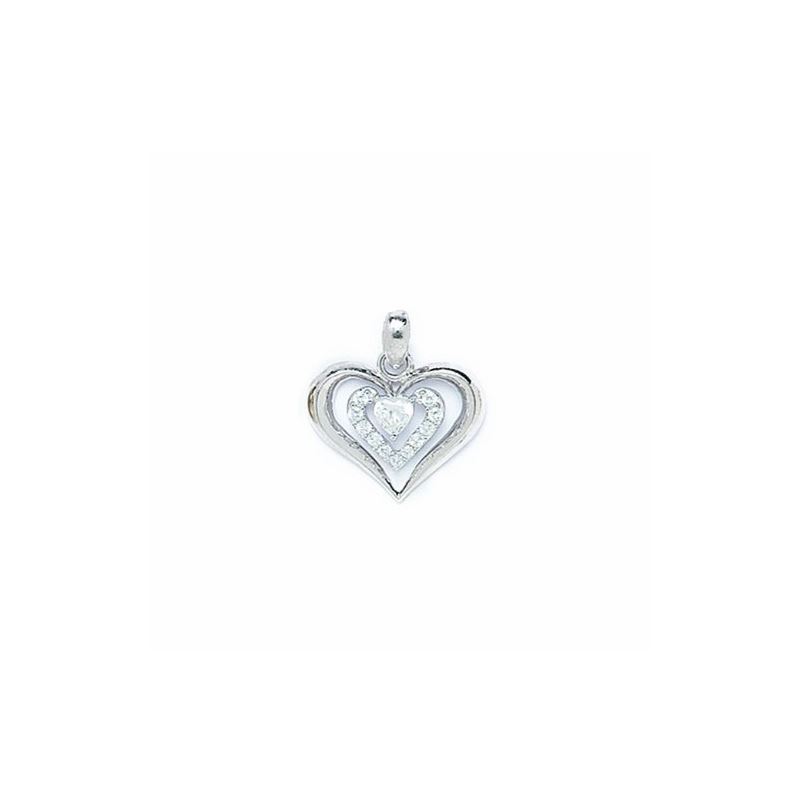 14K Gold Heart Love Pendant PW77 64343 1