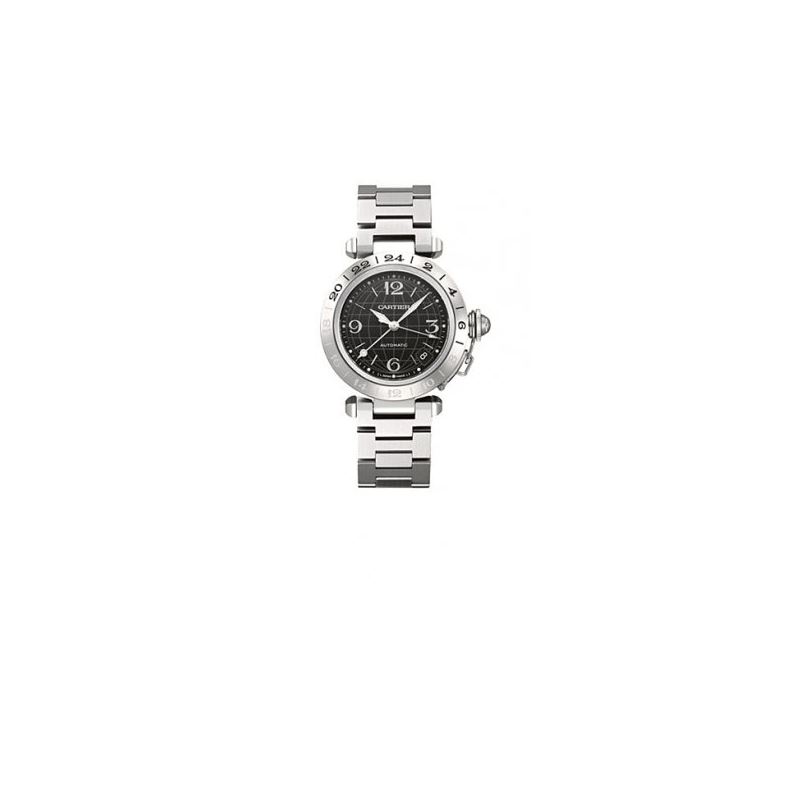 Cartier Pasha C Steel Black Unisex Watch 55243 1