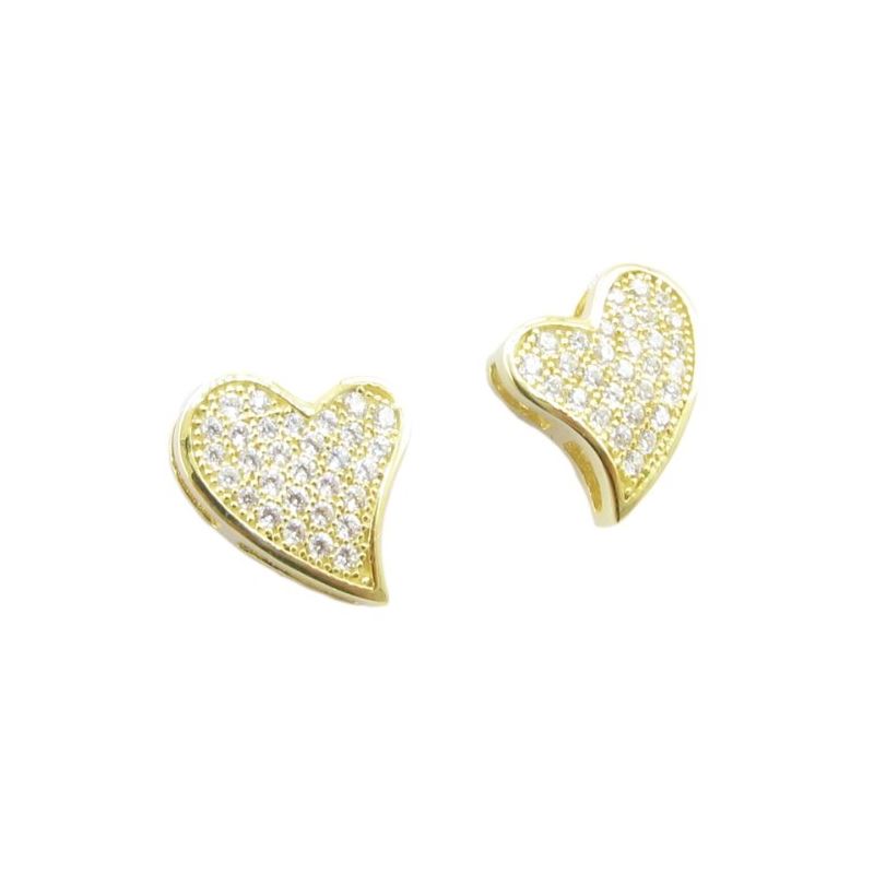 Womens .925 sterling silver Yellow heart 83449 1