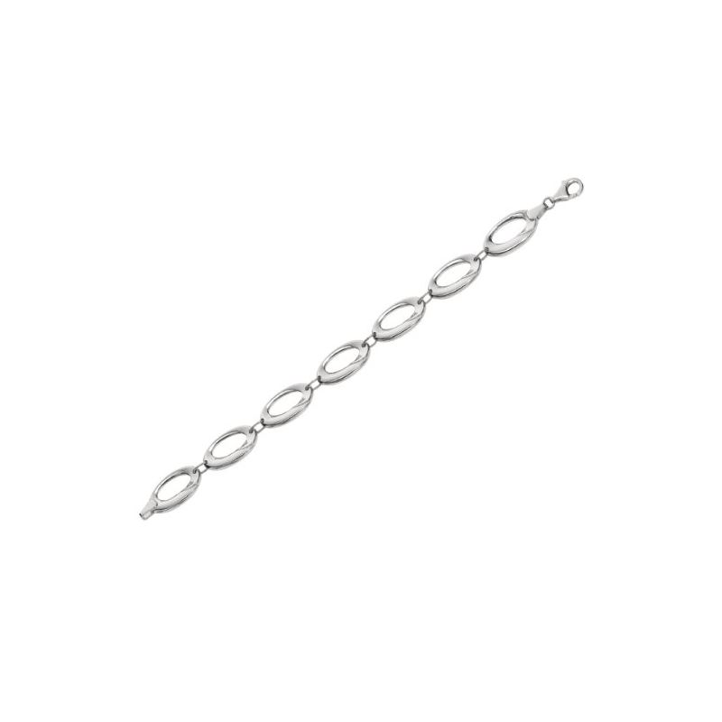 Sterling Silver 12.85 Mm Wide Polished Alternate L