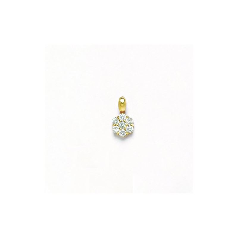 14K Gold Surrounded by Love Pendant with 87594 1